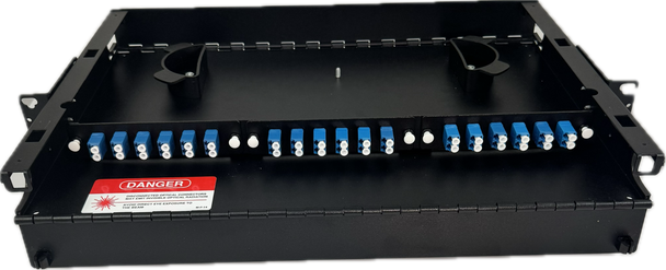 4RU Rack Mount Fiber Optic Enclosure | LGX Fiber Patch Panel | Made in USA