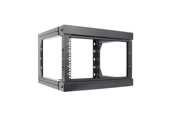 6U OPEN WALL MOUNT HINGED