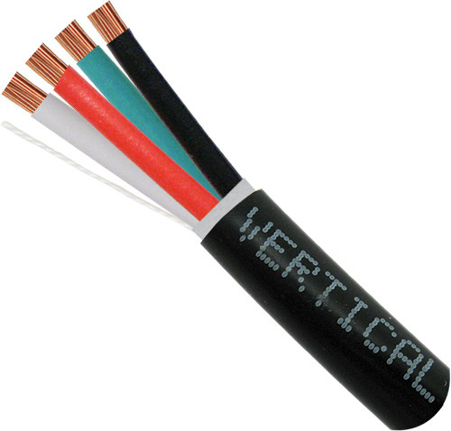 18/4 AUDIO DB 16STRAND 500' BLACK SPEAKER CABLE - IMPORT