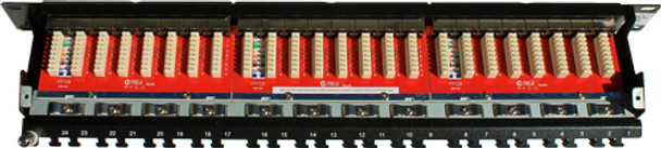 CAT6 SHIELDED 24 PORT PATCH PANEL CAT6 SHIELDED 24 PORT PATCH PANEL