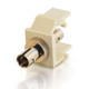 SNAP-IN ST FIBER KEYSTONE MODULE IVORY - 03815