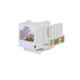 CAT6 90 KEYSTONE JACK WHT - 29311