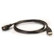 1m USB A/A EXT CABLE BLK - 52106