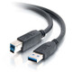 1m USB 3.0 AM-BM CABLE BLK - 54173