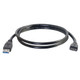 3m USB 3.0 AM-MICRO BM CABLE BLK - 54178