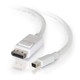 10ft C2G Mini DisplayPort to DP Cable WH - 54299