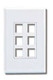 SCREWLESS WALLPLATE, WHITE