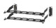 Waterfall Management Cable Bar w/ Label Holder, 2 RMU - CMB-PC1-2U-LH