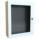 Hammond Manufacturing EN4SD24206WLG Type 4 Hinge Door Mild Steel Wallmount Window Enclosure
