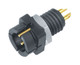 Binder 09-9791-30-05 Snap-In IP40 Male panel mount connector, Contacts: 5, unshielded, solder, IP40 | American Cable Assemblies