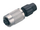 Binder 99-0476-100-07 M9 IP40 Female cable connector, Contacts: 7, 3.0-4.0 mm, unshielded, solder, IP40 | American Cable Assemblies