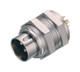 Binder 09-0481-00-08 M9 IP40 Male panel mount connector, Contacts: 8, unshielded, solder, IP40 | American Cable Assemblies