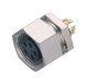 Binder 09-0478-00-07 M9 IP40 Female panel mount connector, Contacts: 7, unshielded, solder, IP40 | American Cable Assemblies