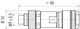 Binder 99-0405-115-03 M9 IP67 Male cable connector, Contacts: 3, 4.0-5.5 mm, shieldable, solder, IP67