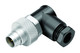 Binder 99-0409-70-04 M9 IP67 Male angled connector, Contacts: 4, 3.5-5.0 mm, unshielded, solder, IP67 | American Cable Assemblies