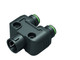 Binder 79-9180-000-05 Snap-In IP67 Twin distributor, Contacts: 5, unshielded, pluggable, IP67, VDE | American Cable Assemblies