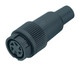Binder 99-0610-02-04 Bayonet Female cable connector, Contacts: 4, 5.0 mm, unshielded, solder, IP40 | American Cable Assemblies