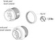 Binder 99-0607-00-03 Bayonet Male panel mount connector, Contacts: 3, unshielded, solder, IP40