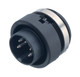 Binder 99-0623-00-07 Bayonet Male panel mount connector, Contacts: 7, unshielded, solder, IP40 | American Cable Assemblies