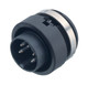 Binder 99-0655-00-14 Bayonet Male panel mount connector, Contacts: 14, unshielded, solder, IP40 | American Cable Assemblies