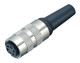 Binder 99-2002-00-02 M16 IP40 Female cable connector, Contacts: 2 (02-a), 4.0-6.0 mm, shieldable, solder, IP40 | American Cable Assemblies