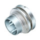 Binder 09-0307-00-03 M16 IP40 Male panel mount connector, Contacts: 3 (03-a), unshielded, solder, IP40 | American Cable Assemblies