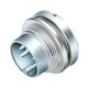 Binder 09-0311-09-04 M16 IP40 Male panel mount connector, Contacts: 4 (04-a), unshielded, solder, IP40 | American Cable Assemblies