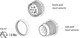 Binder 09-0335-90-19 M16 IP40 Male panel mount connector, Contacts: 19 (19-a), unshielded, THT, IP40, front fastened
