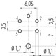 Binder 09-0315-290-05 M16 IP40 Male panel mount connector, Contacts: 5 (05-a), shieldable, THT, IP40, front fastened