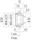 Binder 09-0198-80-24 M16 IP40 Female panel mount connector, Contacts: 24, unshielded, solder, IP40, front fastened