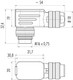 Binder 99-5113-750-05 M16 IP67 Male angled connector, Contacts: 5 (05-a), 4.0-6.0 mm, shieldable, crimping (Crimp contacts must be ordered separately), IP67, UL