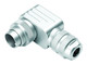 Binder 99-5671-750-08 M16 IP67 Male angled connector, Contacts: 8 (08-a), 6.0-8.0 mm, shieldable, crimping (Crimp contacts must be ordered separately), IP67, UL | American Cable Assemblies