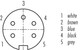 Binder 79-6114-20-05 M16 IP67 Female cable connector, Contacts: 5 (05-a), shielded, moulded on the cable, IP67, PUR, black, 5 x 0.25 mm², 2 m