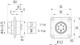 Binder 09-0103-300-02 M16 IP67 Square male panel mount connector, Contacts: 2 (02-a), unshielded, solder, IP67, UL