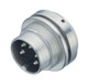 Binder 09-0123-00-06 M16 IP67 Male panel mount connector, Contacts: 6 (06-a), unshielded, solder, IP67, UL | American Cable Assemblies