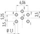 Binder 09-0123-90-06 M16 IP67 Male panel mount connector, Contacts: 6 (06-a), unshielded, THT, IP67, UL, front fastened