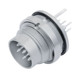 Binder 09-0115-290-05 M16 IP67 Male panel mount connector, Contacts: 5 (05-a), shieldable, THT, IP67, UL, front fastened | American Cable Assemblies