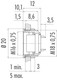 Binder 09-0498-00-24 M16 IP67 Female panel mount connector, Contacts: 24, unshielded, solder, IP67, UL