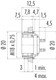 Binder 09-0116-89-05 M16 IP67 Female panel mount connector, Contacts: 5 (05-a), unshielded, solder, IP67, UL, front fastened