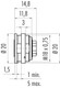 Binder 09-0112-700-04 M16 IP67 Female panel mount connector, Contacts: 4 (04-a), unshielded, crimping (Crimp contacts must be ordered separately), IP67, UL