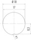 Binder 09-0124-782-06 M16 IP67 Female panel mount connector, Contacts: 6 (06-a), unshielded, single wires, IP67, UL