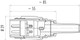 Binder 09-0055-00-03 Bayonet Male cable connector, Contacts: 3, 5.0-8.0 mm, shieldable, solder, IP40