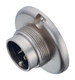 Binder 09-0447-00-12 M25 Male panel mount connector, Contacts: 12, shieldable, solder, IP40 | American Cable Assemblies