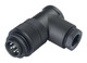 Binder 99-4201-215-07 RD24 Male angled connector, Contacts: 6+PE, 10.0-12.0 mm, unshielded, crimping (Crimp contacts must be ordered separately), IP67, UL, ESTI+, VDE, PG 13,5 | American Cable Assemblies