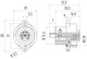 Binder 09-0220-00-07 RD24 Female panel mount connector, Contacts: 6+PE, unshielded, screw clamp, IP67