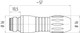 Binder 99-9106-403-03 Snap-In IP67 (miniature) Female cable connector, Contacts: 3, 2.5-4.0 mm, unshielded, solder, IP67