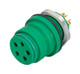 Binder 99-9136-70-12 Snap-In IP67 (miniature) Female panel mount connector, Contacts: 12, unshielded, solder, IP67, VDE | American Cable Assemblies