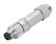 Binder 99-3363-25-04 M8 Male cable connector, Contacts: 4, 2.0-3.5 mm, shieldable, solder, IP67 | American Cable Assemblies