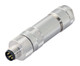 Binder 99-3363-100-04 M8 Male cable connector, Contacts: 4, 4.0-5.5 mm, shieldable, screw clamp, IP67, UL | American Cable Assemblies