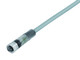 Binder 77-3606-0000-20003-0200 M8 Female cable connector, Contacts: 3, unshielded, moulded on the cable, IP67, UL, PVC, grey, 3 x 0.34 mm², 2 m | American Cable Assemblies